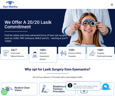 Lasik Surgery Delhi | Top Eye Surgeons | EyeMantra