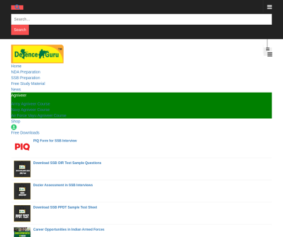 Defence Guru - Online Platform For Defence Exams Preparation