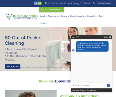 Immediate Smiles Dentures & Dentistry - Spring, TX