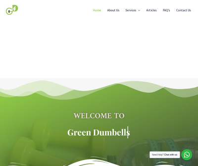 Green Dumbells