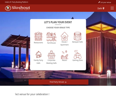 wedding venue booking 
