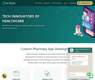 pharmacy app development company 