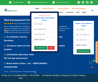 Web Designing Training in Bangalore