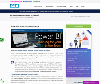 Power bi Training in Chennai