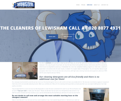 Monster Cleaning Lewisham