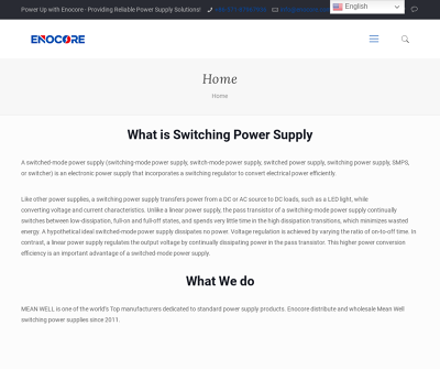 Mean Well Power Supply Distributor