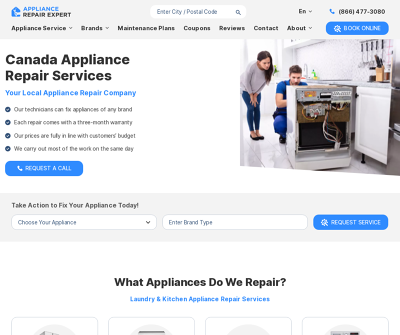 Canada Appliance Repair Services