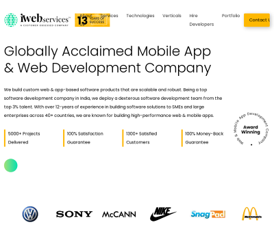 iWebServices - web and mobile app development comapny