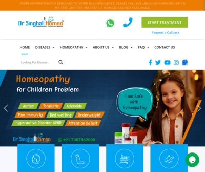 Best Homeopathic Doctor & Treatment in India