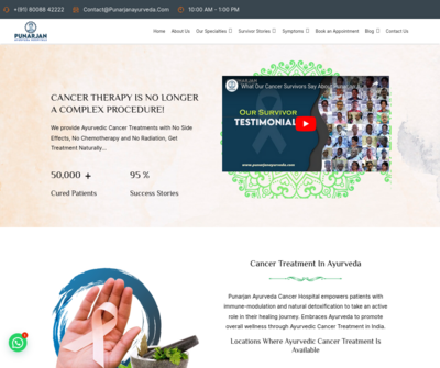 Punarjan ayurveda-Best cancer hospital in Hyderabad