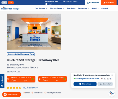 Bluebird Self Storage