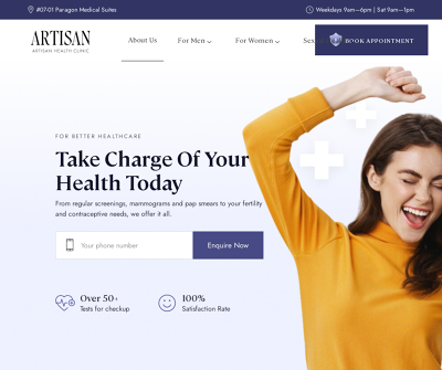 artisanhealthclinic.sg - Health screening package