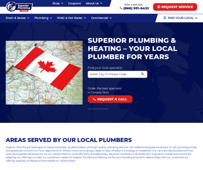 SUPERIOR PLUMBING & HEATING – YOUR LOCAL PLUMBER FOR YEARS