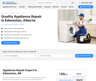 Appliance Repair Expert in Edmonton