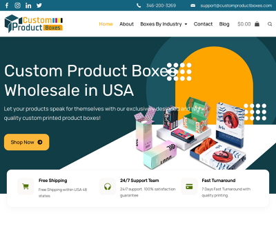 Custom Product Boxes