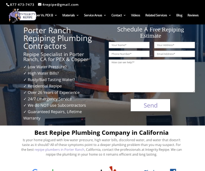 Porter Ranch Repiping