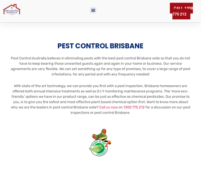 Pest Control Brisbane - Pest Control Australia