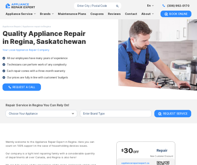 Expert Appliance Repair in Regina