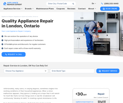 Appliance Repair Expert in London, Ontario
