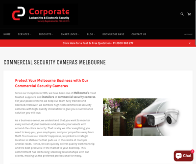 Commercial Security Cameras Melbourne