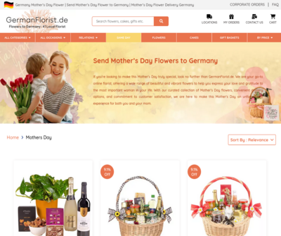 Germanflorist.de: Mother’s Day Flowers to Germany
