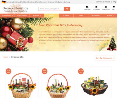 Online Delivery of Christmas Gifts to Germany