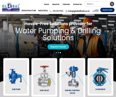 Global Fluidtech Systems is “KSB”  Pumps & Valves, Epiroc Mining & Husqvarna Dealer in Gujarat