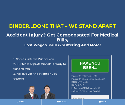 Binder Law Group, PLC Injury and Accident Attorneys