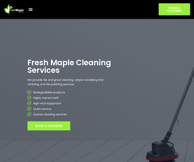 Fresh Maple Cleaning Services