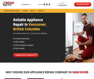 Reliable Appliance Repair in Vancouver