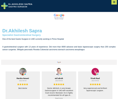 Dr.Akhilesh Sapra | Best Gastroenterologist In Dubai