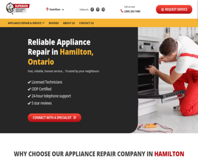 Reliable Appliance Repair in Hamilton