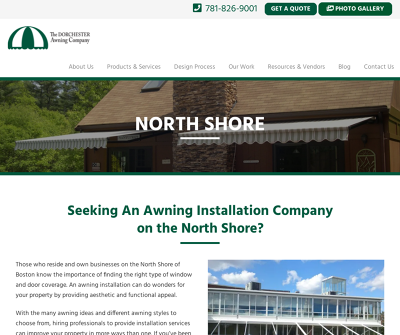 The Dorchester Awning Company - North Shore