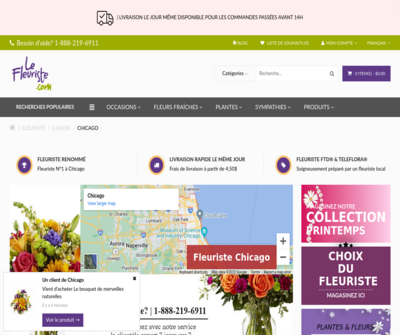 Fleuriste Chicago · LeFleuriste.com™