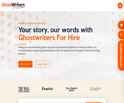 Ghostwriters for Hire | Professional Ghostwriting Services | Ghostwriting Service