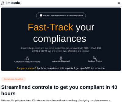 World Leading Security Compliance Service Provider