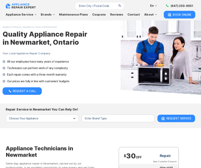 Appliance Repair Expert in Newmarket