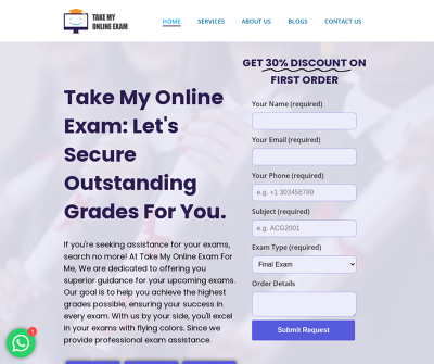 Take my online exam for me