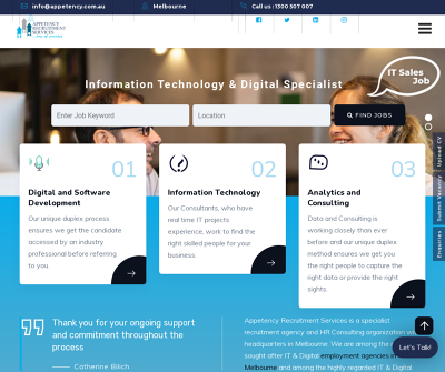Work with the best Recruitment Agency | Talent Building Partners - Appetency Recruitment Services