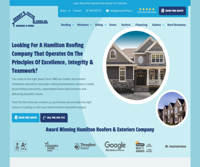 Gerry''s Roofing & Siding Inc