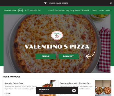Valentino's Pizza - Long Beach