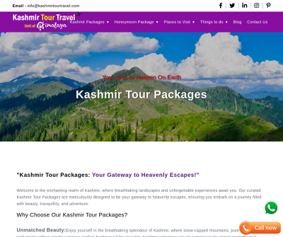 Winter Wonderland: Embrace the Magic with Special Kashmir Holiday Packages