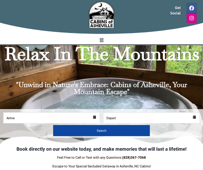 Cabins of Asheville(Hot tub, Fireplace and private)