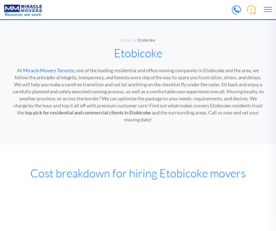 Miracle Movers Etobicoke