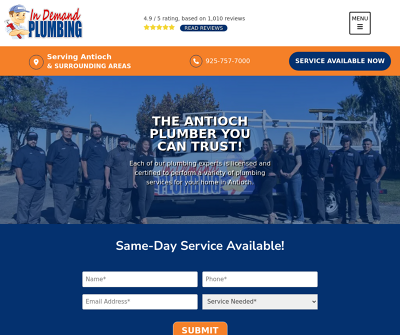 In Demand Plumbing Heating & Air