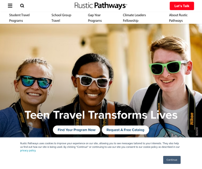 Rustic Pathways - Transforming Education Through Global Exploration - Student Travel Services