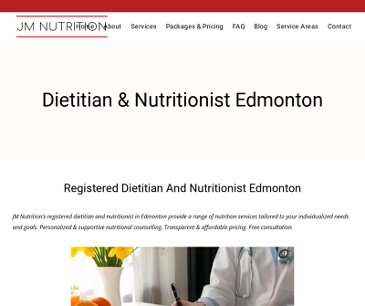 JM Nutrition: Dietitian and Nutritionist Edmonton
