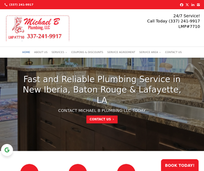 Michael B Plumbing: Trusted Local Plumbers in New Iberia, LA