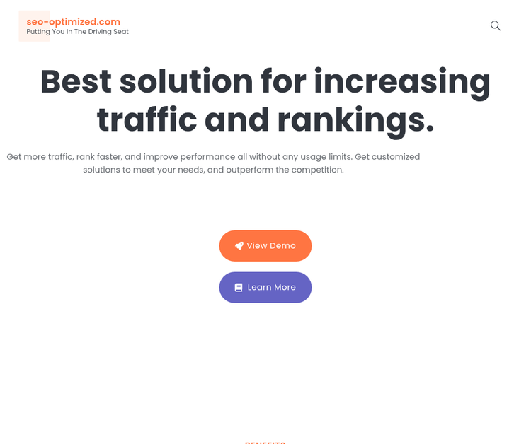 SEO Optimized, Website Design Promotion,Search