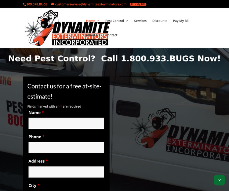 Dynamite Exterminators - Pest Control - Modesto, CA
